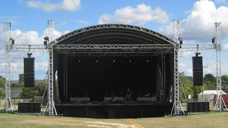Uruguay A&ccedil;ık Hava M&uuml;zik Festivali i&ccedil;in &Ouml;zel R&uuml;zgara Dayanıklı Hidrolik Sahne Asans&ouml;r&uuml;
